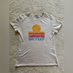 Sub_Urban Riot Cream Graphic Tee with Colorful Design